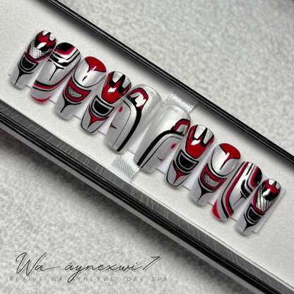 Detailed Custom Press On Nails