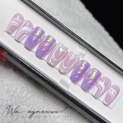 Detailed Custom Perfect Fit Press On Nails