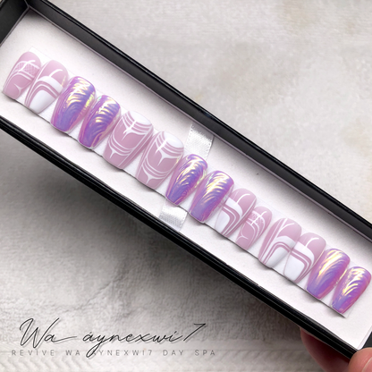 Detailed Custom Standard Fit Press On Nails