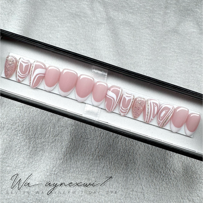 Detailed Custom Standard Fit Press On Nails