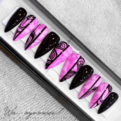 Detailed Custom Perfect Fit Press On Nails